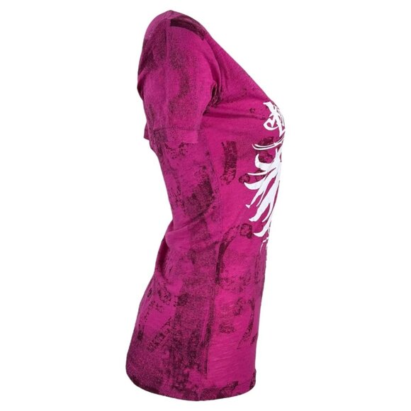 Xtreme Couture By Affliction Women's T-shirt Rain - Picture 10 of 12